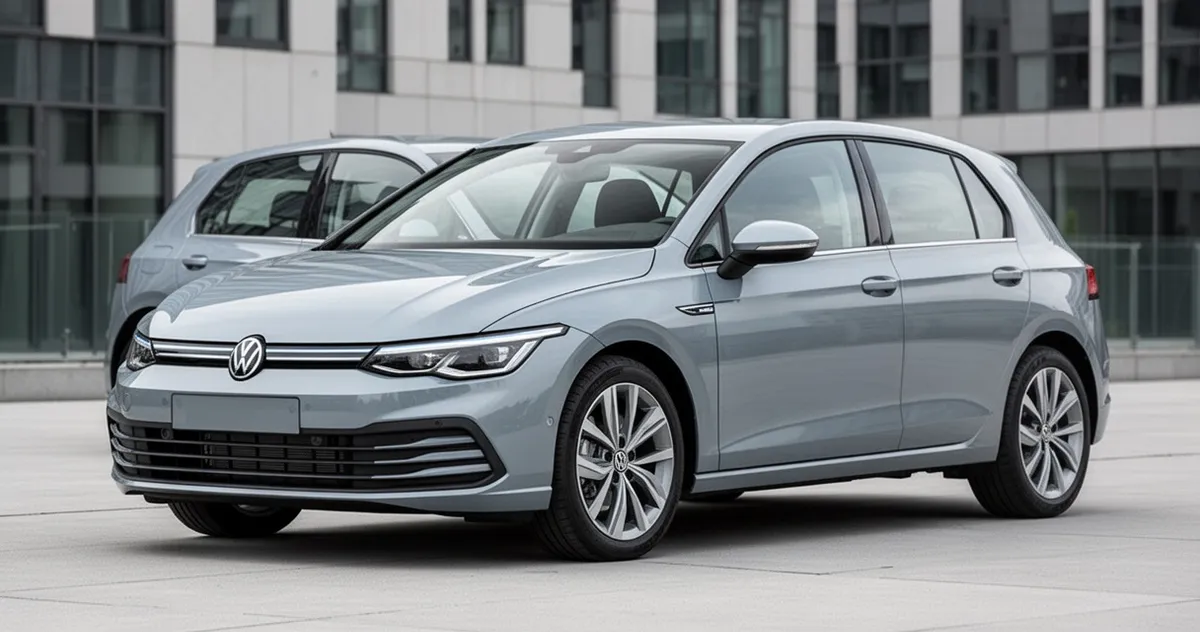 Volkswagen Golf VIII hatchback na ulicy