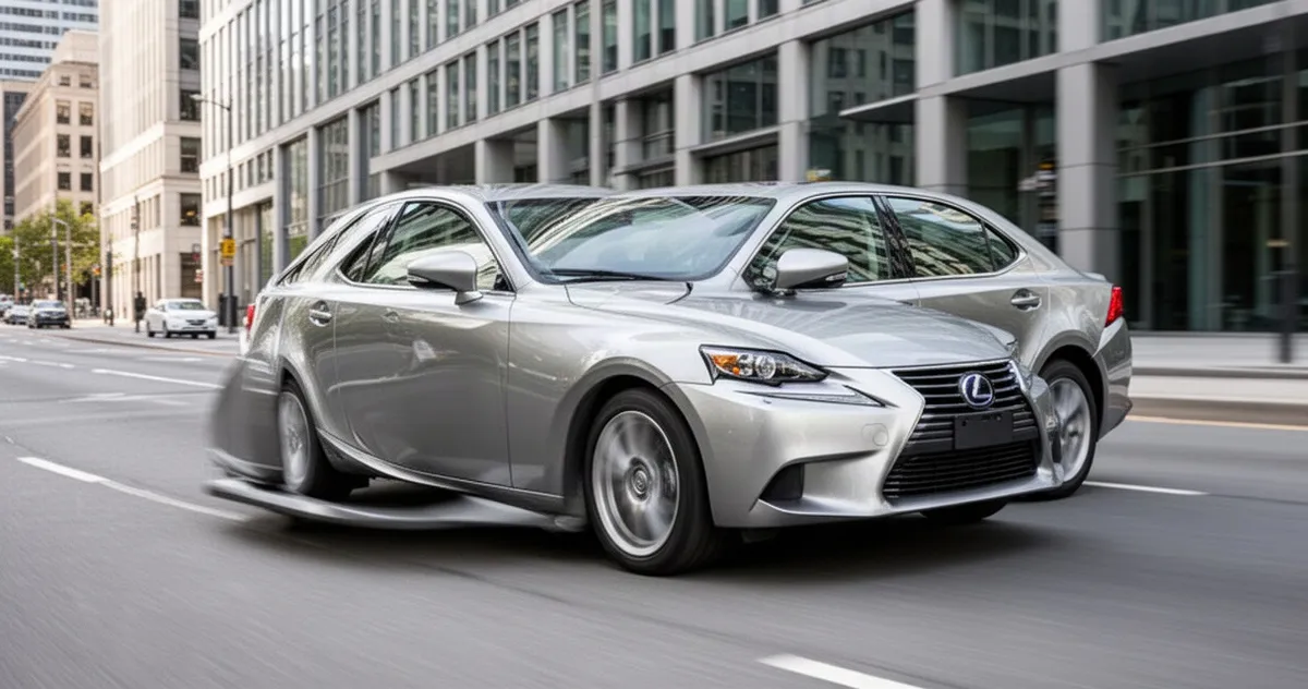 Lexus IS 300h w ruchu miejskim