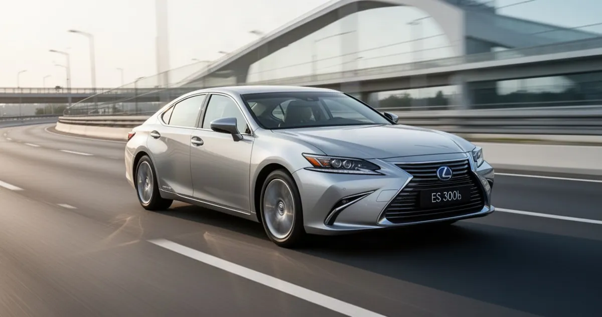 Lexus ES 300h na autostradzie