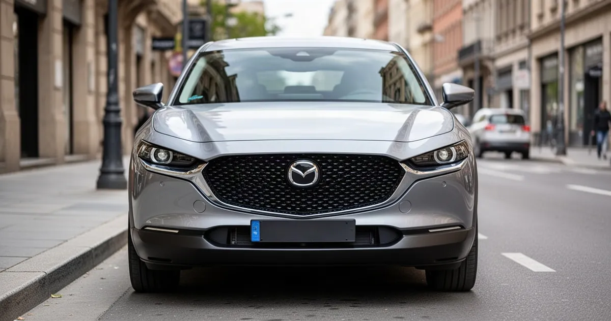 Mazda CX-30 na ulicy miasta